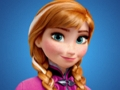 Игра Anna Frozen Puzzle Collection  онлайн