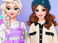 Игра Зимна улична естетика  онлайн