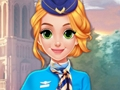 Игра Блондинка Princess Cabin Crew Makeover  онлайн