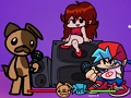 Игра Friday Night Funkin 'срещу Sad Bulldog  онлайн