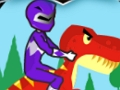 Игра Power Rangers T-Rex бегач онлайн