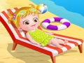 Игра Бебешка леска на плажа  онлайн