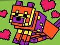 Игра Лесно детско оцветяване Mineblox  онлайн