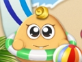 Игра Pou лятна почивка  онлайн