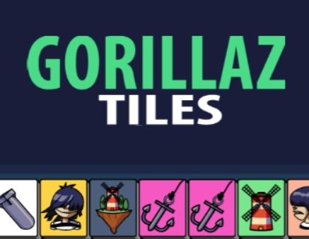 Игра Gorillaz плочки на неочакваното  онлайн