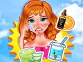 Игра Fun Island: От слънчево изгаряне до гладка кожа  онлайн
