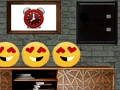 Игра Бягство от къща от сива тухла  онлайн