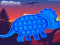 Игра Динозавър Pop It Jigsaw  онлайн