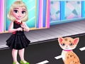 Игра Спасяване на котенце на Малката принцеса  онлайн