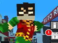 Игра Тийнейджърски титани отидете на minecraft тийнейджър бегач 3d  онлайн