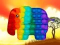 Игра Дивите животни Pop It Jigsaw  онлайн