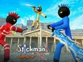 Игра Stickman Police срещу Gangsters Street Fight  онлайн
