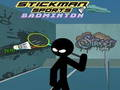 Игра Stickman Спорт Бадминтон  онлайн