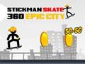 Игра Stickman Skate 360 Epic City онлайн
