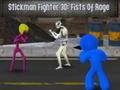 Игра Fighter на Stickman 3D: юмруци на ярост онлайн
