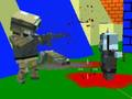 Игра Стрелба Zombie Blocky Gun Warfare  онлайн