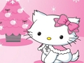 Игра Коледа пъзел Hello Kitty  онлайн