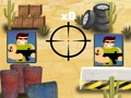 Игра 2D война приятели стрелба  онлайн