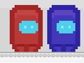 Игра Pixel Us червено и синьо 2  онлайн