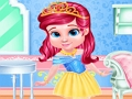 Игра Разхвърлян грим на малка русалка  онлайн