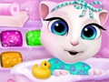 Игра Време за къпане на бебето Анджела  онлайн