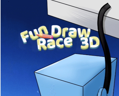 Игра Забавно рисуване на състезание 3D онлайн