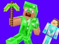 Игра Minecraft: Creeper срещу Enderman  онлайн