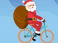 Игра Велосипедно предизвикателство Santa Wheelie  онлайн