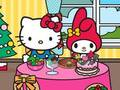 Игра Коледна вечеря Hello Kitty and Friends  онлайн