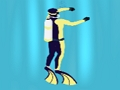 Игра Water Dive 2D: Подводно оцеляване  онлайн