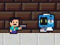 Игра Noob Super Agent срещу Robots  онлайн