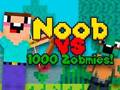 Игра Нуб срещу 1000 зомбита  онлайн