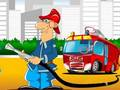 Игра Разлики в пожарните автомобили  онлайн