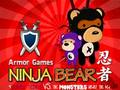 Игра Мечката нинджа  онлайн