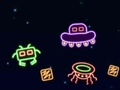 Игра Неонови нашественици  онлайн