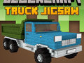 Игра Пъзел за камиони Blockcraft  онлайн