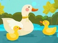 Игра Пъзел за патица и патенца  онлайн