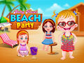 Игра Baby Hazel Beach Party онлайн