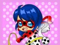 Игра Книжка за оцветяване Chibi Dottedgirl  онлайн