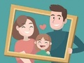 Игра Пъзел за щастливо семейство  онлайн