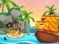 Игра Пиратски пътешествия оцветяване  онлайн