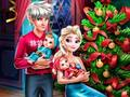 Игра Коледа на семейството на Елза  онлайн