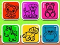 Игра Лесна детска игра за оцветяване  онлайн