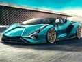 Игра Пъзел Lamborghini Sian Roadster  онлайн