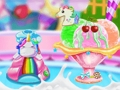 Игра Машина за приготвяне на царевица за сладолед Unicorn  онлайн