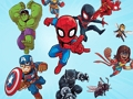 Игра Памет на супергероите на Marvel  онлайн