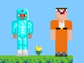 Игра Noob срещу Pro 2 Jailbreak  онлайн