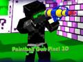 Игра Пистолет за пейнтбол Pixel 3D  онлайн