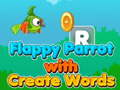 Игра Flappy Parrot със Създаване на думи  онлайн