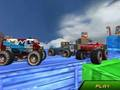 Игра Monster Truck каскади шофиране в небето  онлайн